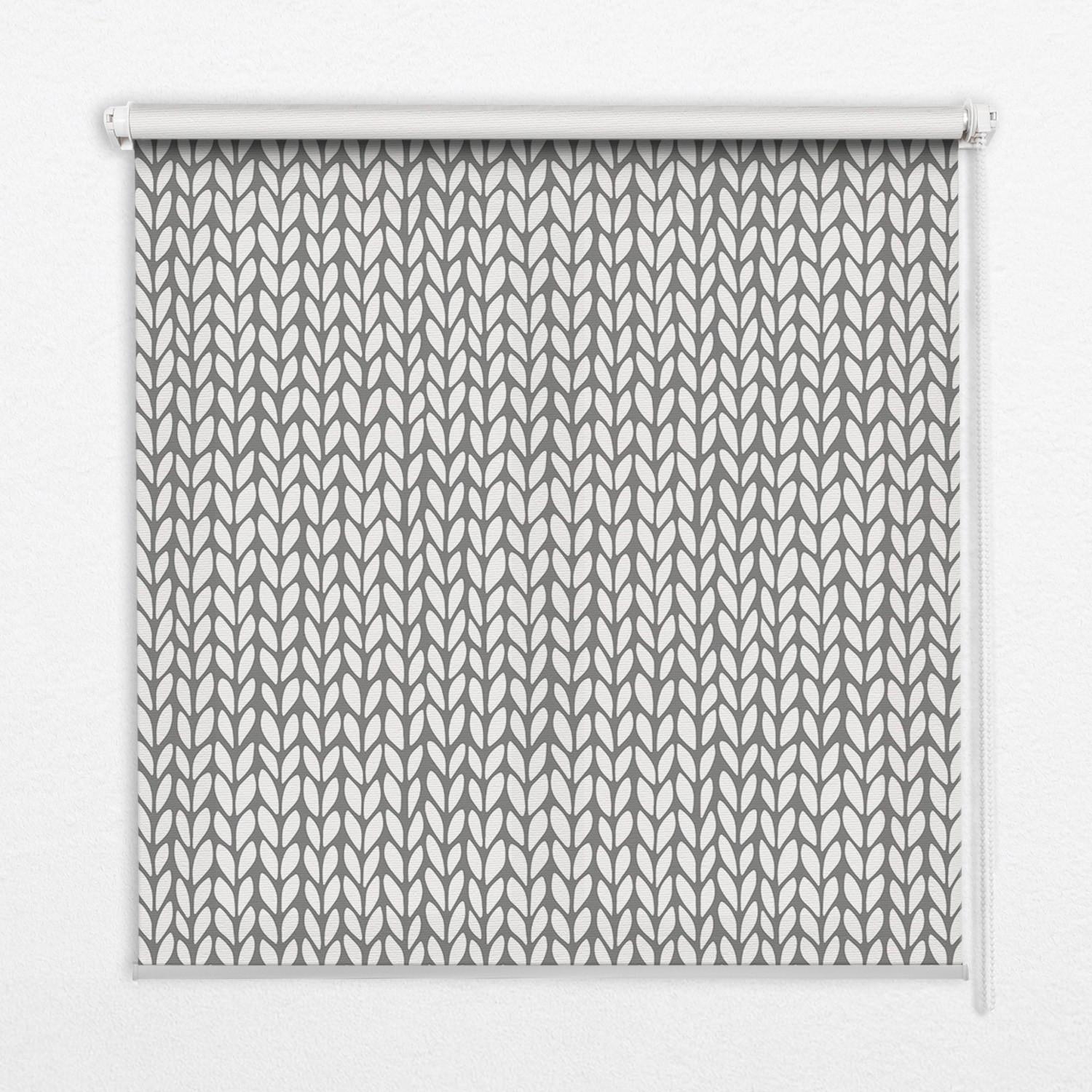 INNENROLLO - Fensterrollo - Rollo - 100x140 cm - Weißtanne - Weiß, Kunststoff (100/140/0.5cm) - TULUP