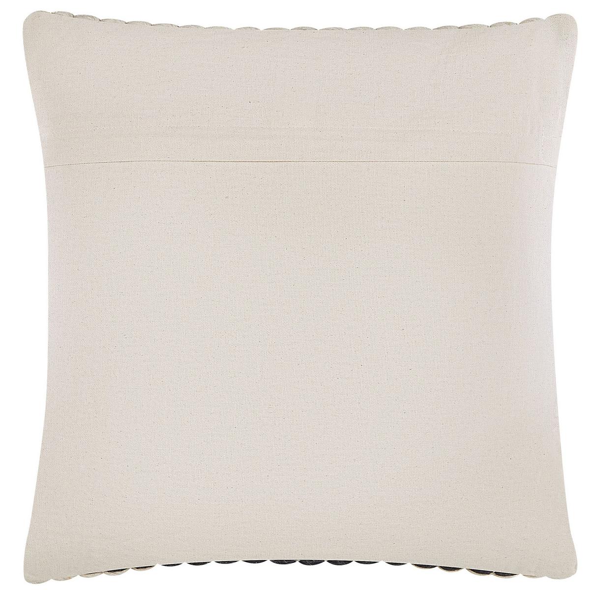 DEKOKISSEN 2er-Set Creme 45/45 cm Yoncali - Creme, Naturmaterialien/Textil (45/45cm) - Beliani