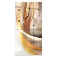 WANDUHR aus Glas 30x60 cm - Abstraktion - Multicolor, Glas (30/60/0.4cm) - TULUP