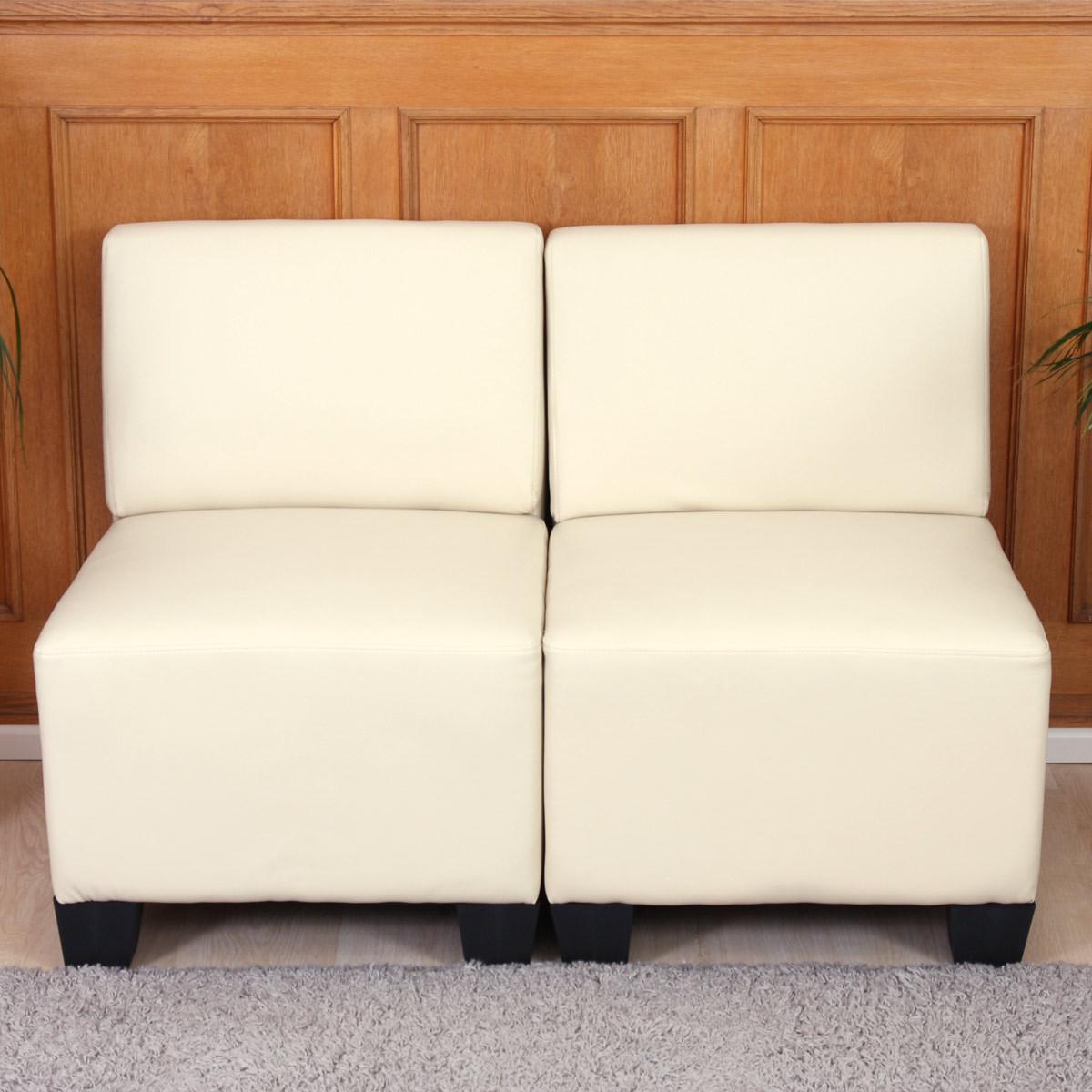 2-SITZER Beige - Beige/Creme, Textil (114/76/72cm) - MCW