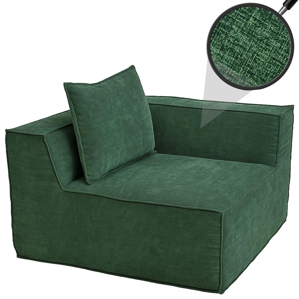 ECKTEIL Grün - Grün, Textil (97/63/97cm) - MCW