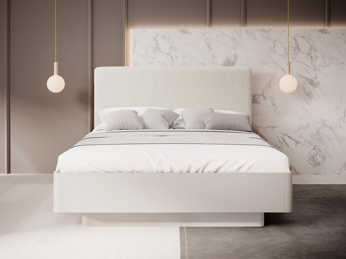 BETT Lante - Beige, Holzwerkstoff/Metall (160/200cm) - MIRJAN24