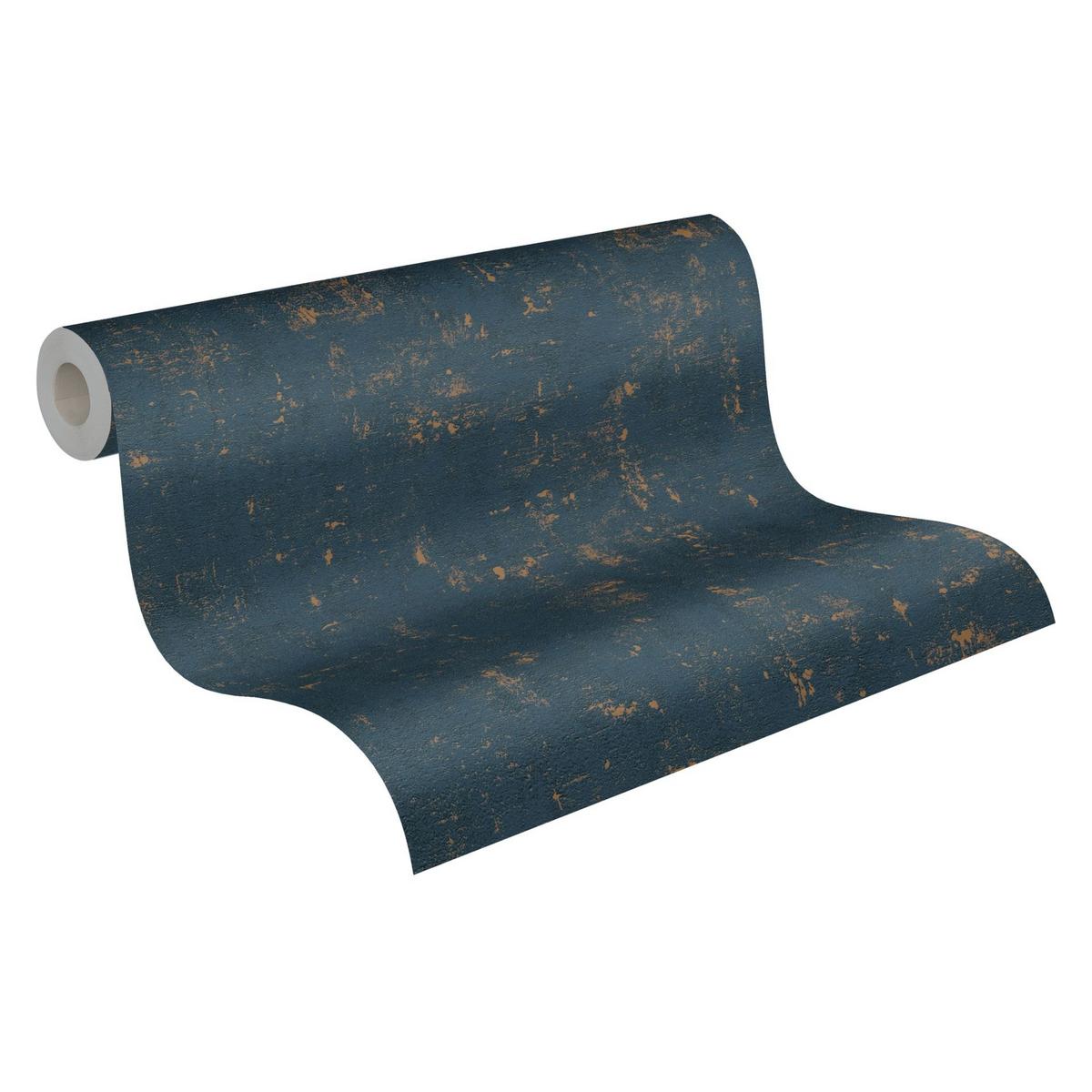 VLIESTAPETE Blau 53/1005 cm - Blau, Textil (53/1cm) - KUNSTLOFT