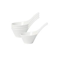 DIPSCHÄLCHEN NewWave weiß 12 x 7 cm 4er Set - Weiß, Keramik (1cm) - Villeroy & Boch