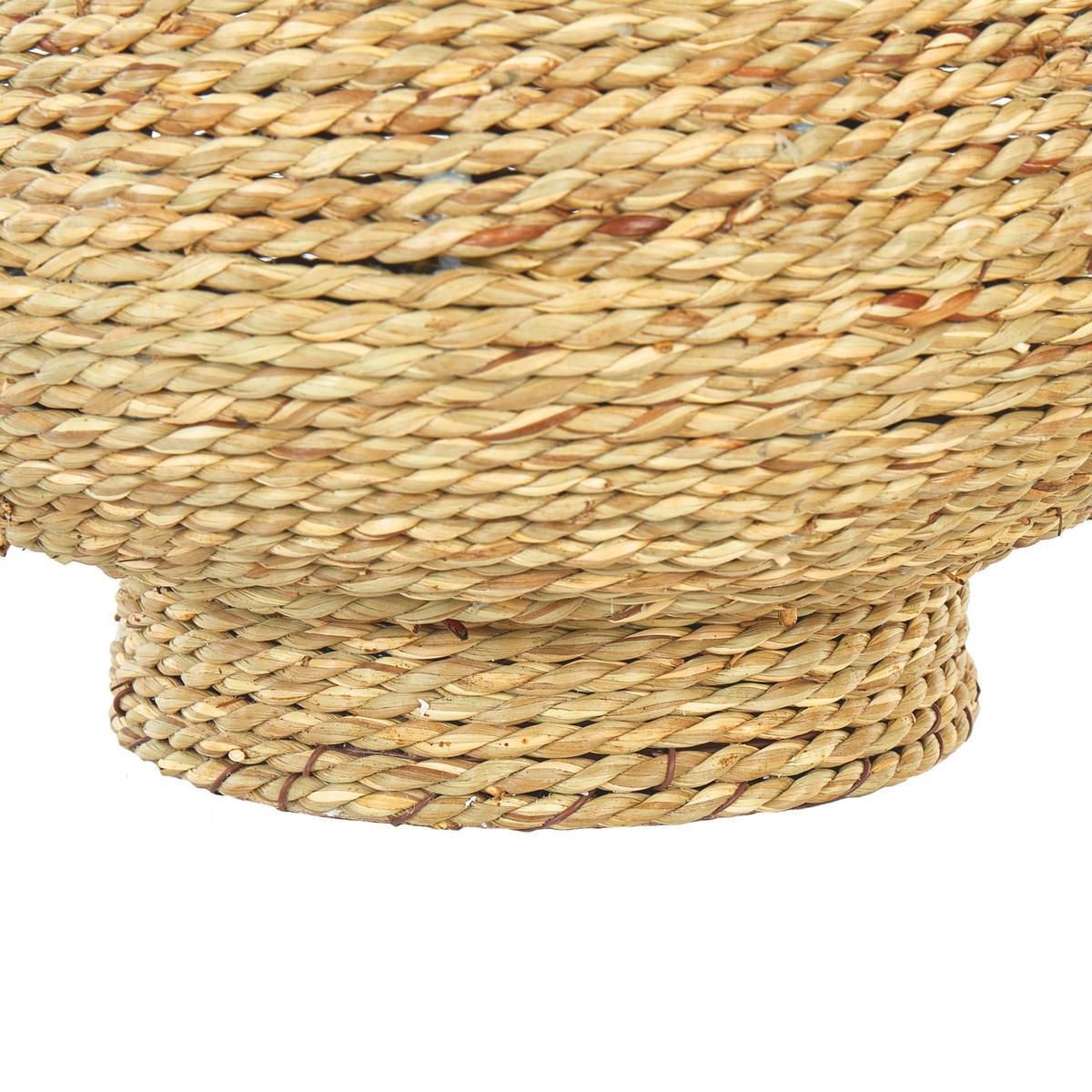 DEKOVASE Seegras natürlich Marang - Naturfarben, Naturmaterialien (41cm) - Beliani
