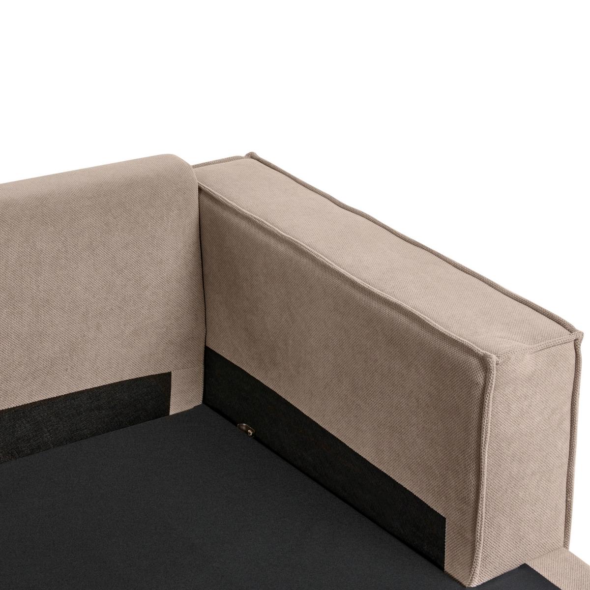 ECKSOFA Stoff Taupe linksseitig Kolding - Taupe/Beige, Textil (228/152cm) - Beliani