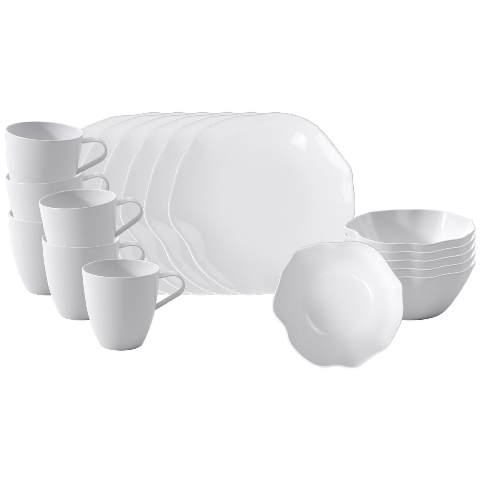 FRÜHSTÜCKS-SET Pura weiß 18-tlg. - Weiß, Keramik (2/2/2cm) - Villeroy & Boch