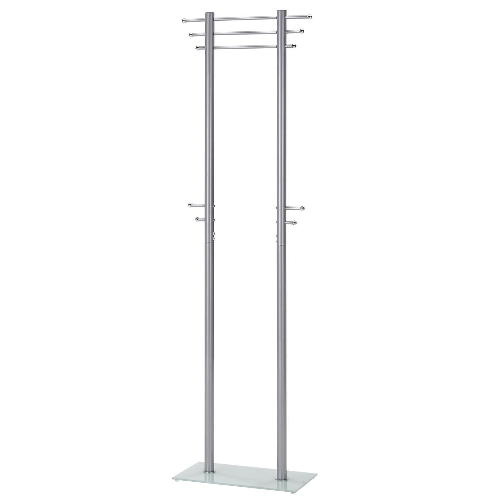 KLEIDERSTÄNDER TARIS alufarbig - Alufarben, Metall (50/179/35cm) - IDIMEX