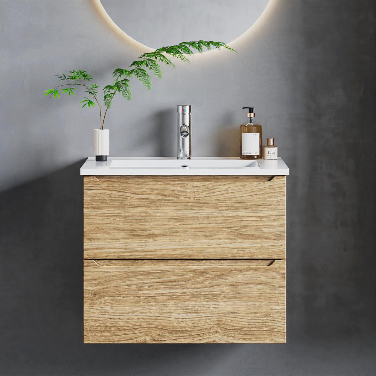 WASCHTISCH 60cm Viggo Holz - Braun, Holzwerkstoff (60/50/45.8cm) - Petits-meubles