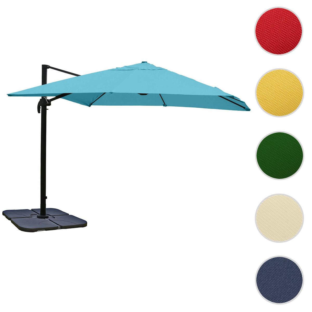 AMPELSCHIRM I Türkis 300/300 cm - Türkis, Textil (360/300cm) - MCW