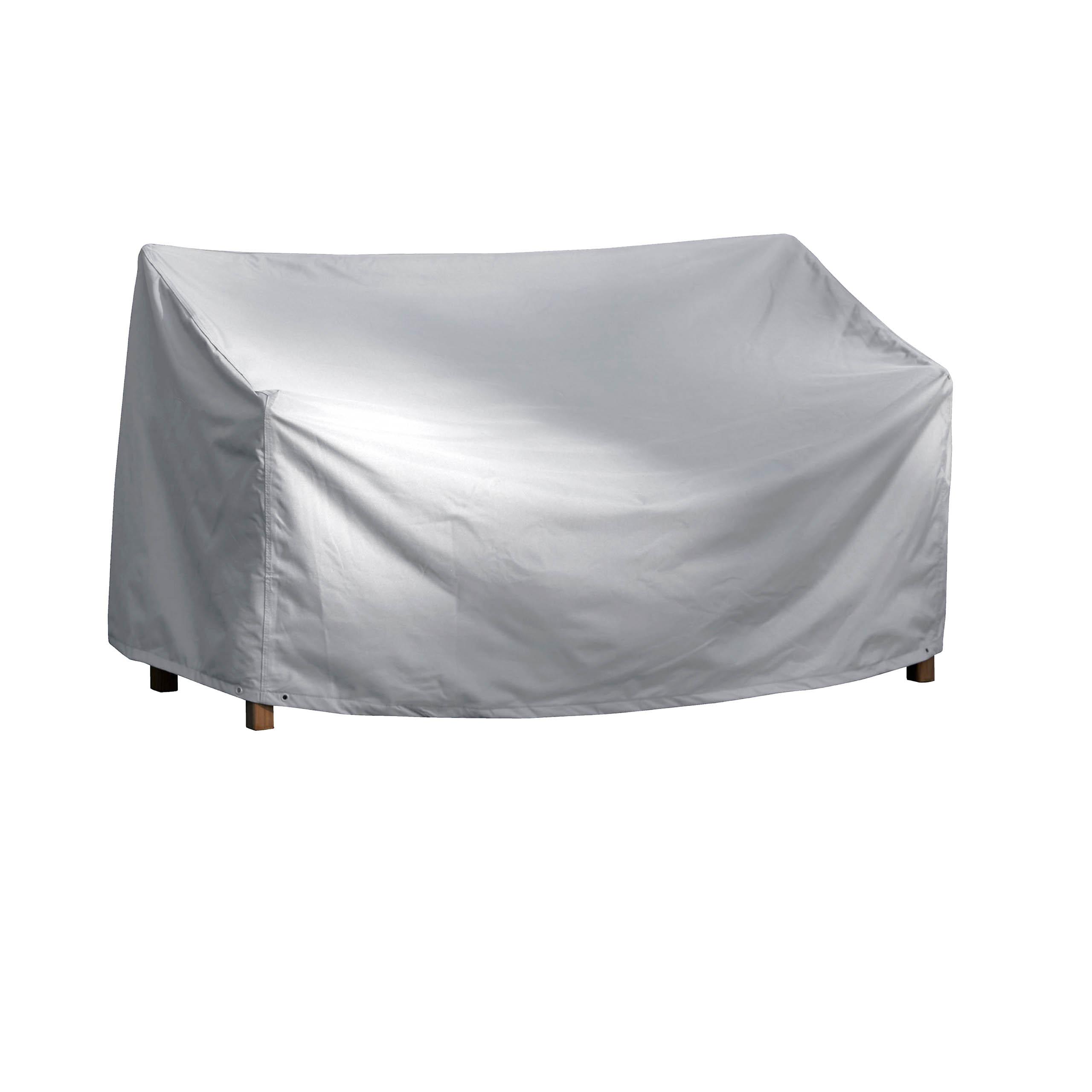 GARTENBANKABDECKUNG SHP-60087 - Grau, Kunststoff (133/86/70cm) - mehr Garten