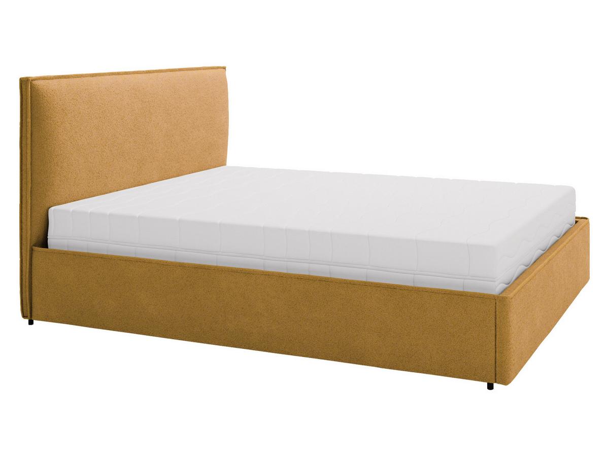POLSTERBETT Bianco - Schwarz/Braun, Holzwerkstoff/Kunststoff (160/200cm) - MIRJAN24