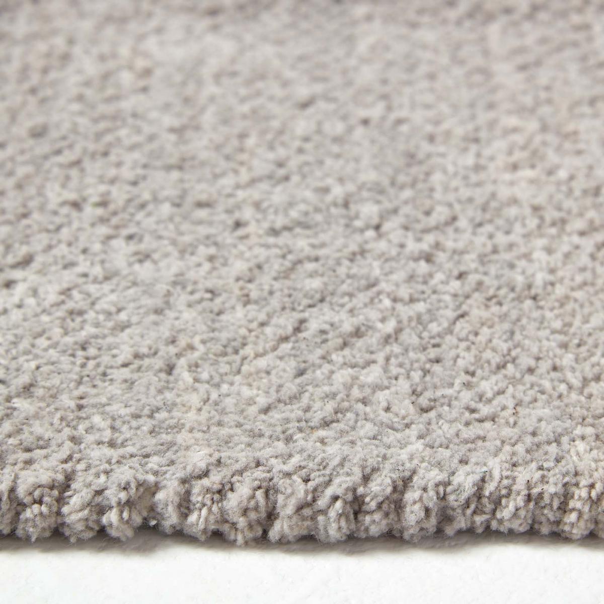 HANDWEBTEPPICH-LÄUFER Chenille 66/200 cm - Hellgrau, Textil (66/200cm) - Homescapes