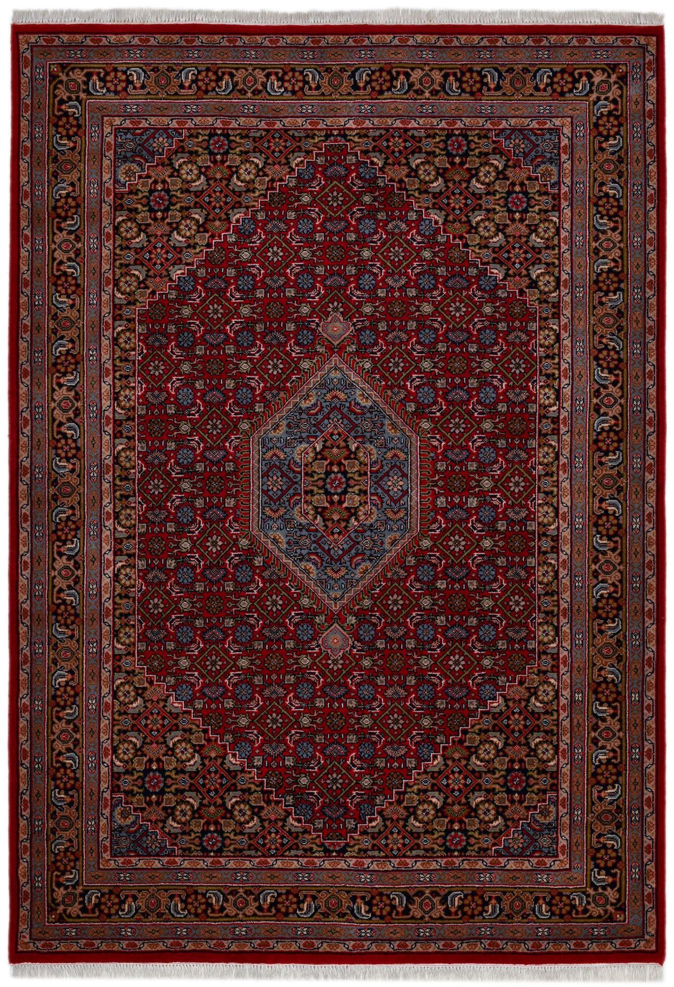 ORIENTTEPPICH Indo Bidjar, klassisch, strapazierfähig 170x240 cm - Rot, Textil (170/240cm) - Rug and Roll