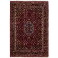 ORIENTTEPPICH Indo Bidjar, klassisch, strapazierfähig 120x180 cm - Rot, Textil (120/180cm) - Rug and Roll
