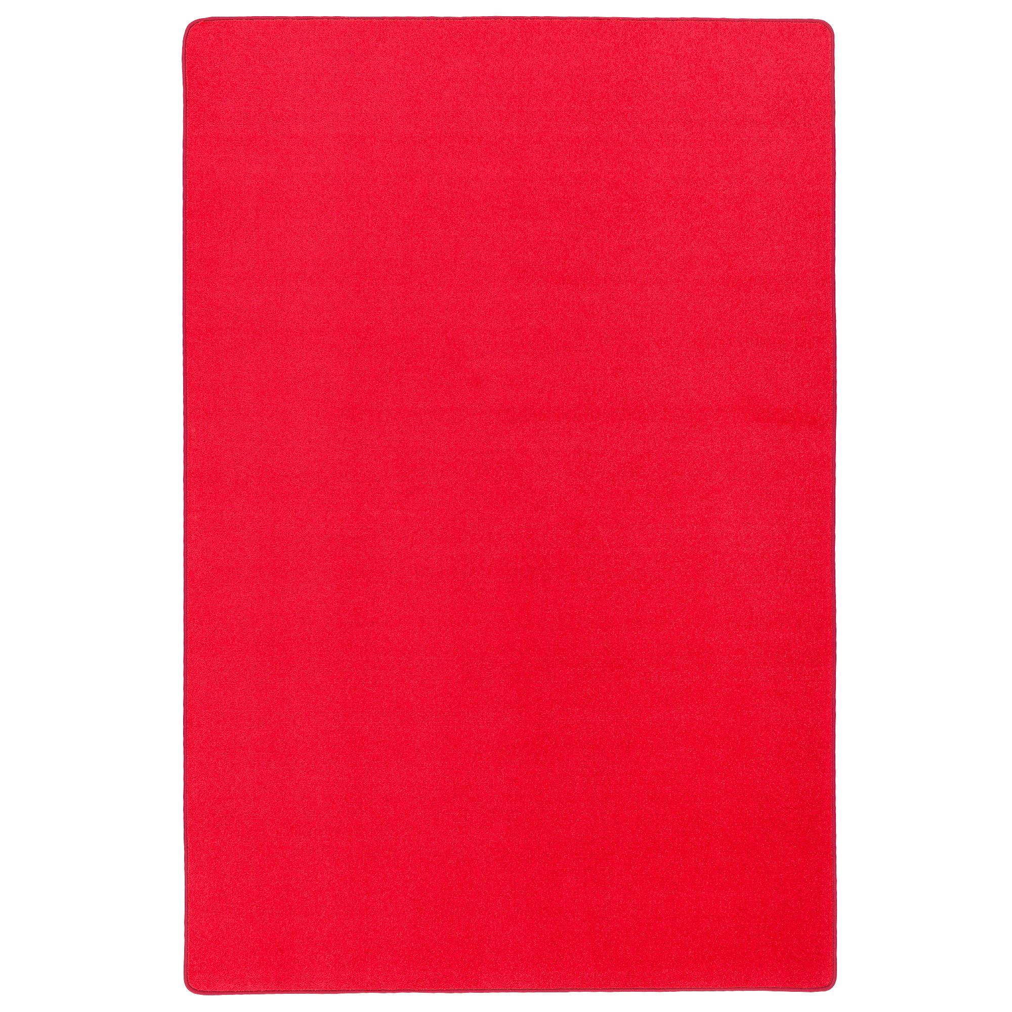 TREND VELOURS TEPPICH JOY - Kirschrot, Textil (200/200cm) - Snapstyle