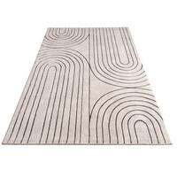 KURZFLORTEPPICH, abstrakt, Florhöhe 11 mm, Grau, 80 x 150 cm - Grau, Textil (150/80cm) - KADIMA DESIGN
