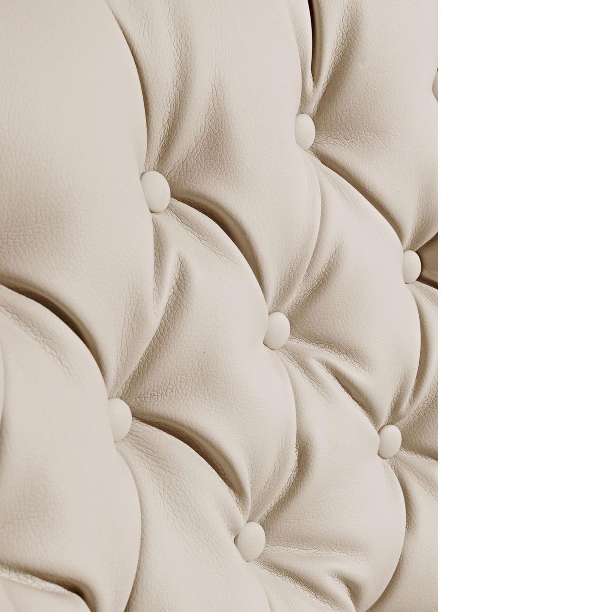 HOCHLEHNSESSEL Katrin Bezug Kunstleder Buche natur / beige - Weiß, Kunststoff (91/98/90cm) - 58aufmkessel