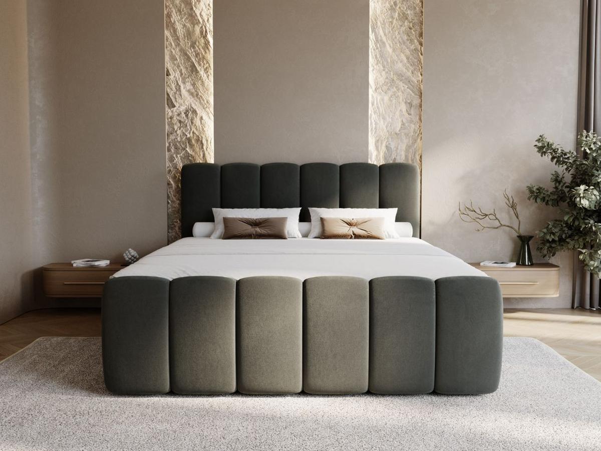 BOXBETT Cloud 180x200 Dunkelgrau - Dunkelgrau, Holz/Textil (180/200cm) - Graingold