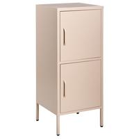 BÜROSCHRANK Metall Beige Huron - Beige, Metall (40/102/40cm) - Beliani