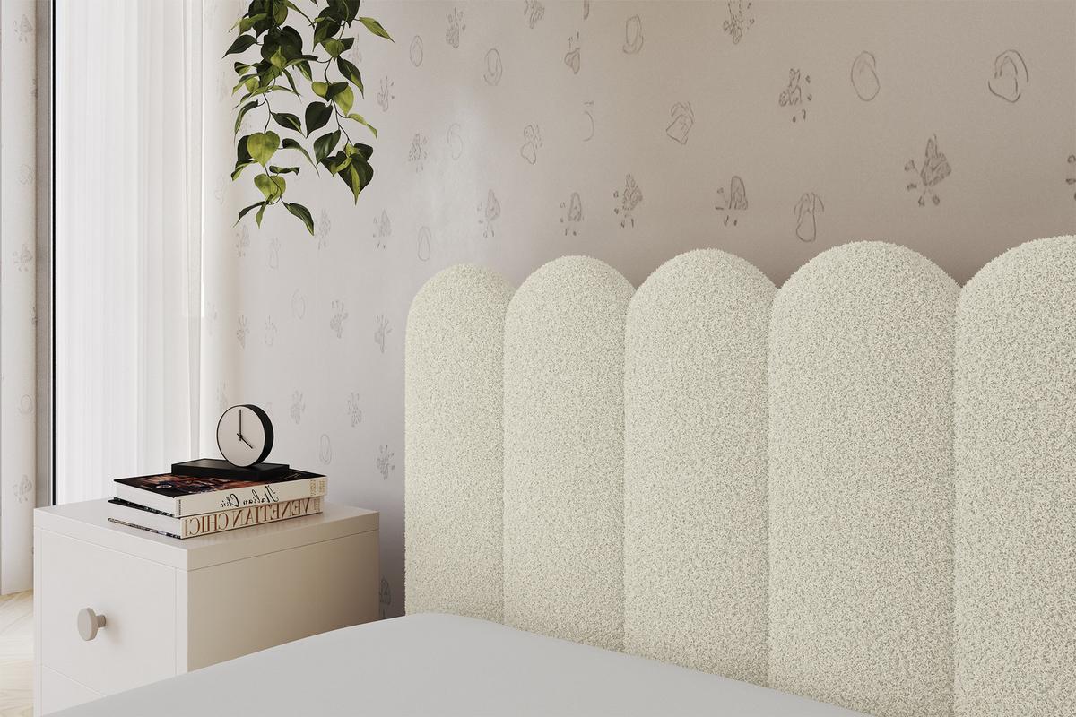 EINZELLBETT Jugendbett mit Bettkasten, Rechts - ARTY 80x200 Beige - Perlmutt, Holzwerkstoff/Textil (80/200cm) - ALTDECOR