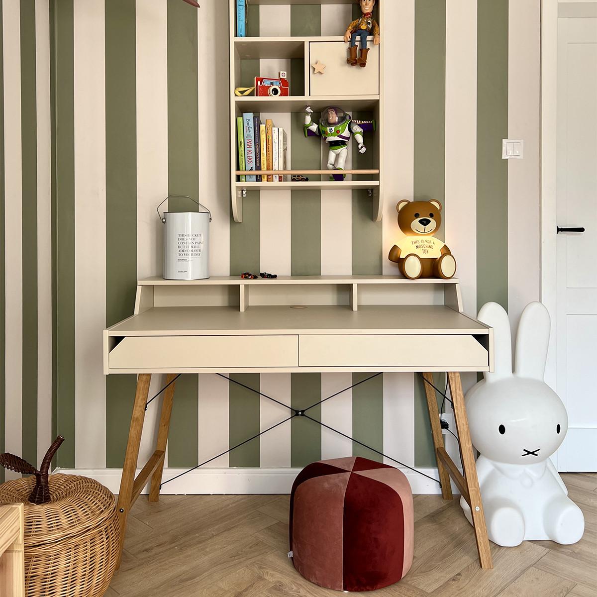 SCHREIBTISCH Kaschmir - Beige, Holzwerkstoff (60/120/86cm) - Petits-meubles