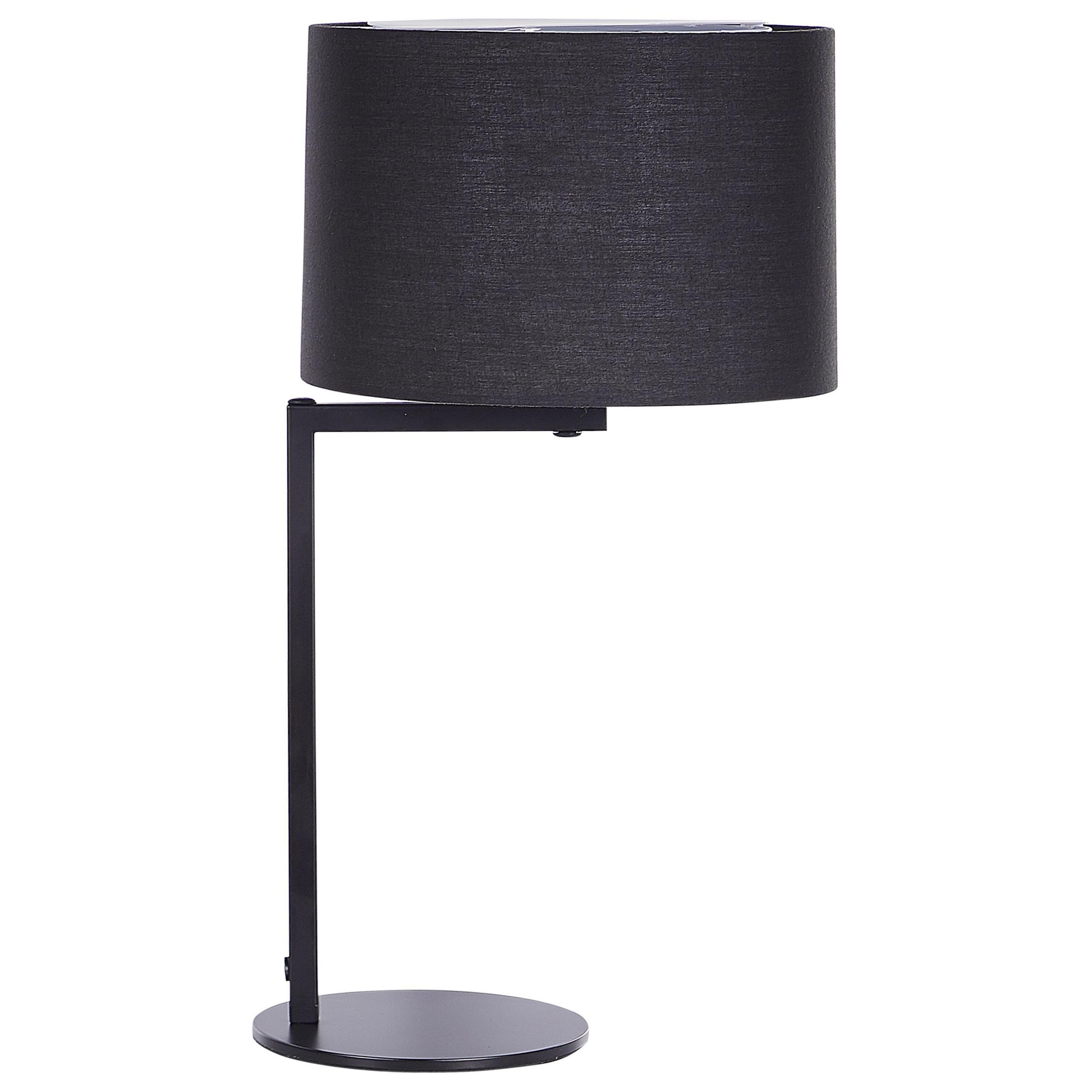 TISCHLAMPE Baldwin 26/26/49 cm - Schwarz, Metall (26/26/49cm) - Beliani
