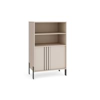 KOMMODE VALOZA 120/87/40cm mit 3 Schubladen 2 Türen Kaschmir - Kaschmir, Holzwerkstoff (120/87/40cm) - MASSENO