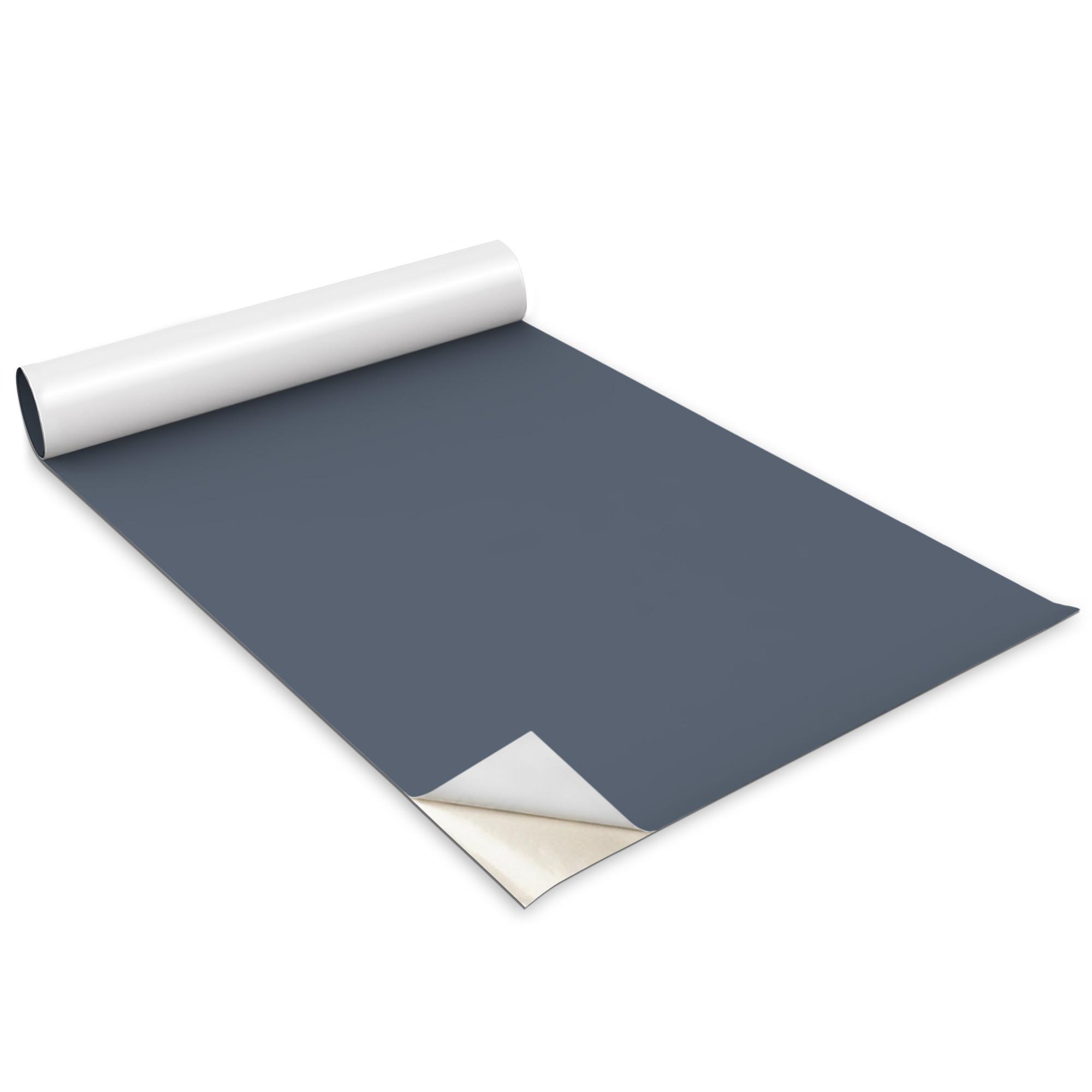 MÖBLAUFKLEBER 100x50 cm dunkelblau - Dunkelblau, Kunststoff (50/0.1/100cm) - Wallfluent