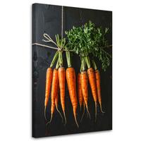 LEINWANDBILD Essen & Trinken 70x100cm - Orange, Textil (70/100cm) - Feeby