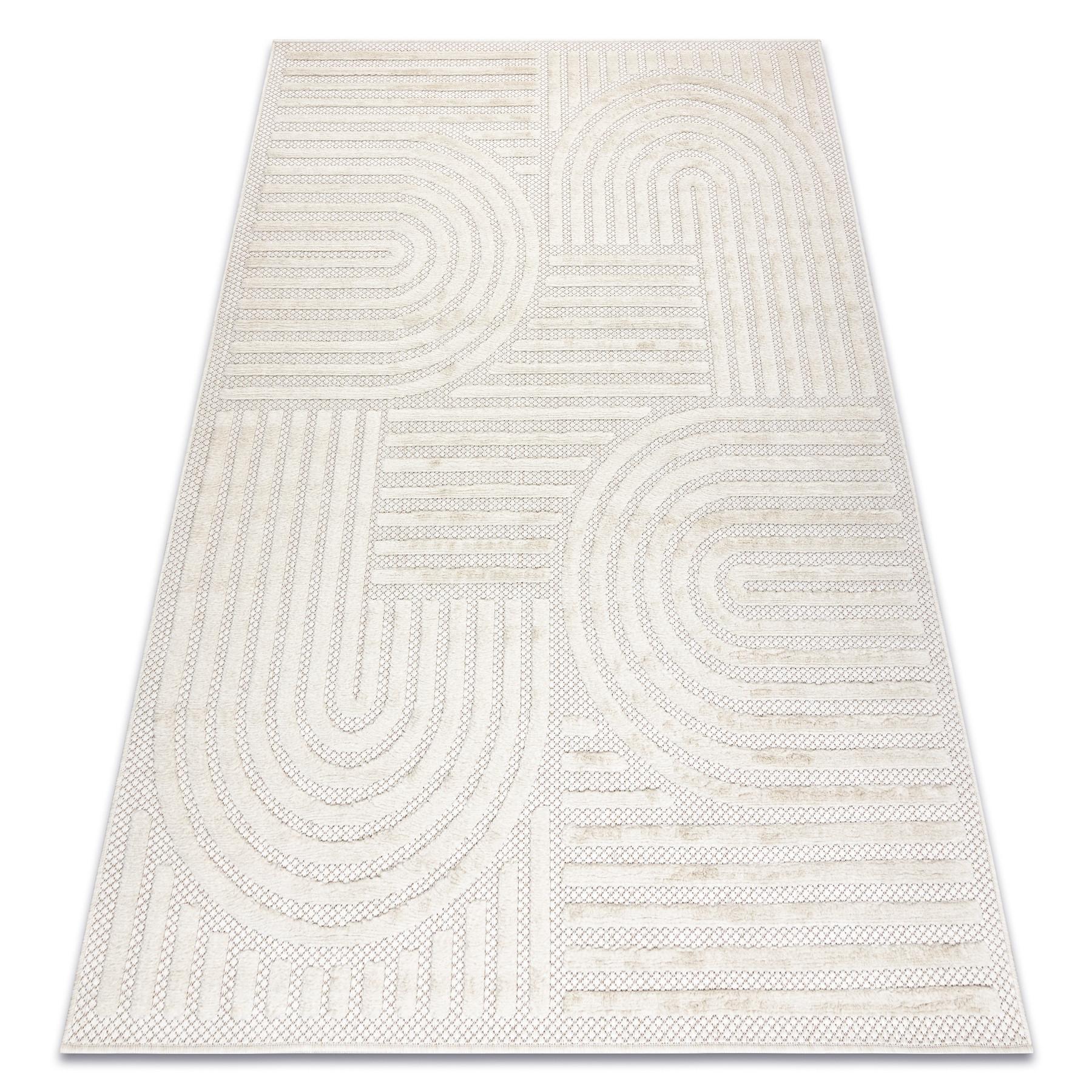 TEPPICH Santo 180/270 cm - Weiß, Textil (180/270cm) - rugsX