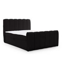 BOXBETT Denis - Schwarz, Holzwerkstoff/Textil (160/200cm) - Fun Möbel