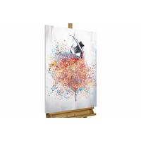 ACRYLBILD HANDGEMALT 60/90 cm - Multicolor/Grau, Holz/Textil (60/90cm) - KUNSTLOFT