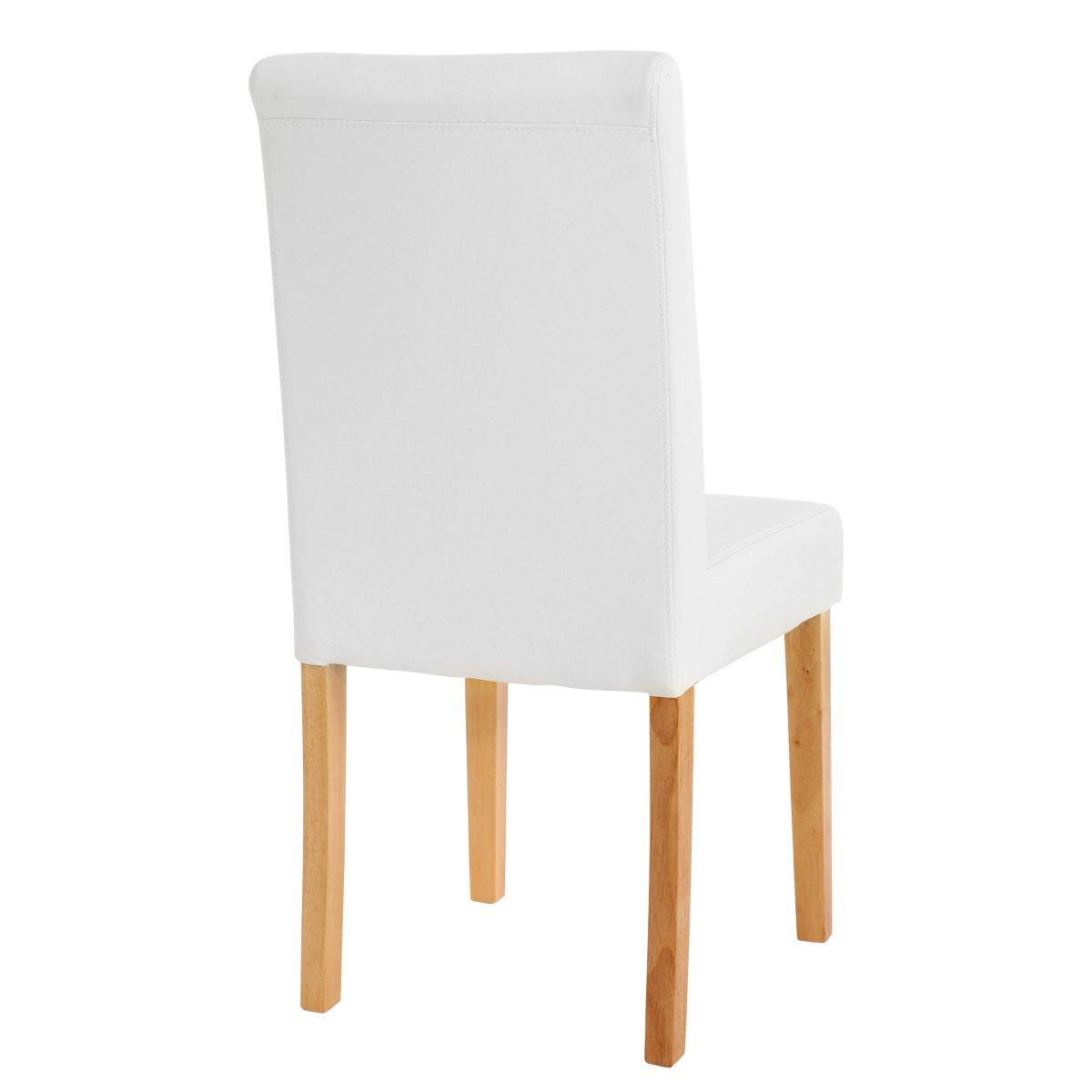 ESSZIMMERSTUHL Weiß 2er-Set - Weiß, Textil (43/90/56cm) - MCW