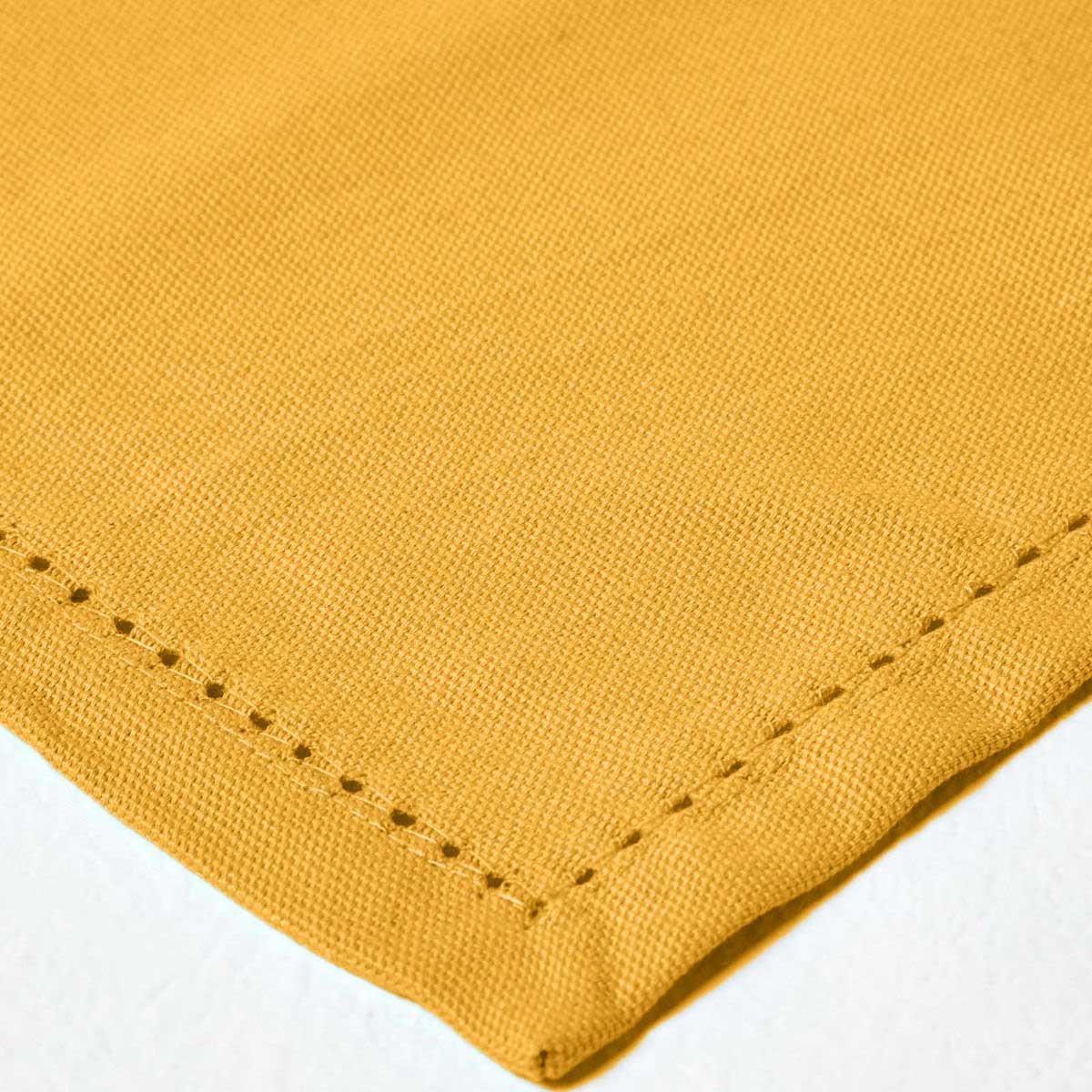 STOFFSERVIETTEN 4er-Set senfgelb 45/45 cm, 100% Baumwolle - Gelb, Textil (45/45cm) - Homescapes