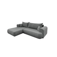 ECKSOFA Anike In Now Or Never - Dunkelgrau, Holzwerkstoff/Textil (260/173cm) - Fun Möbel