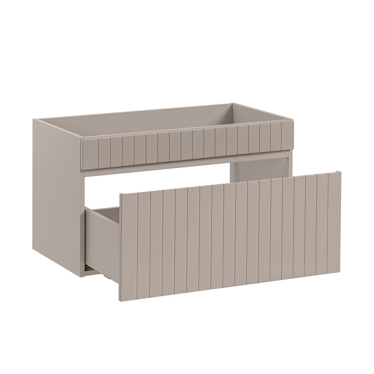 WASCHTISCHUNTERSCHRANK 80cm Zelie Kaschmir - Beige, Holzwerkstoff (80/46/46cm) - Petits-meubles