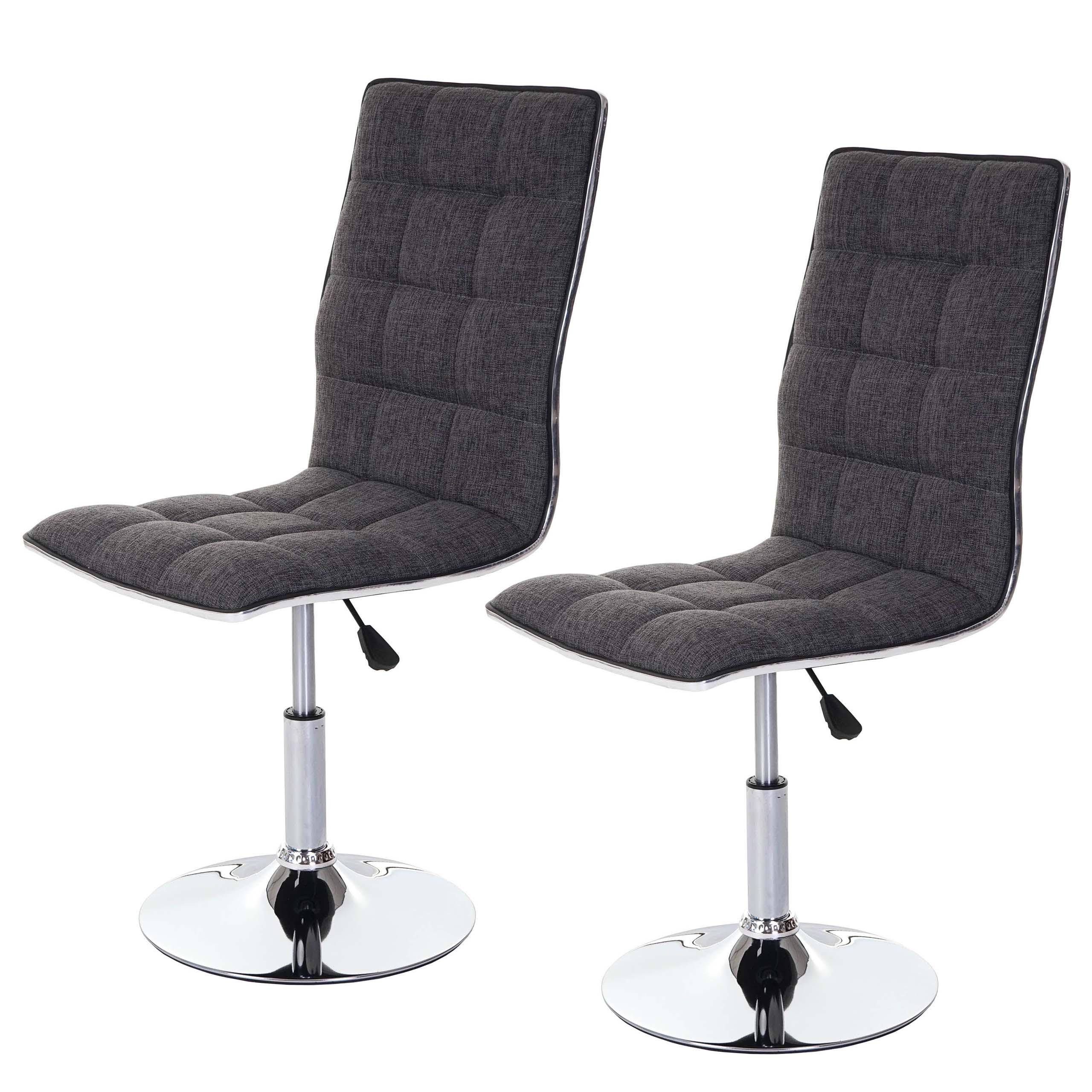 ESSZIMMERSTUHL Grau 2er-Set - Grau, Textil (43/103/54cm) - MCW
