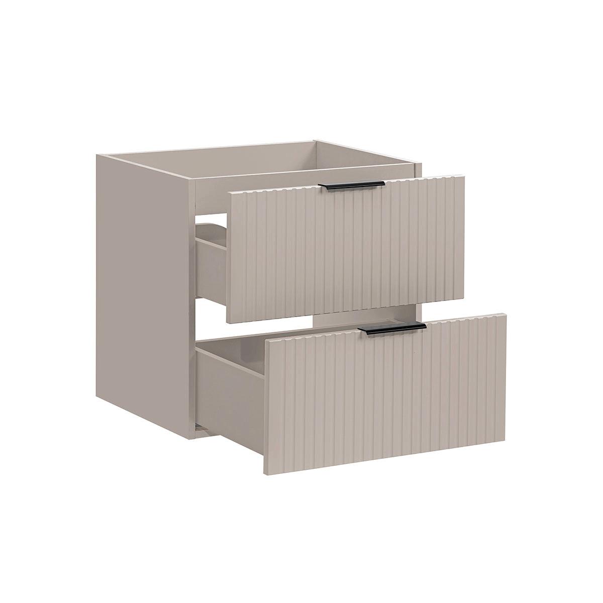 WASCHTISCHUNTERSCHRANK 60.2cm Adriel Kaschmir - Beige, Holzwerkstoff (60.2/57/46cm) - Petits-meubles