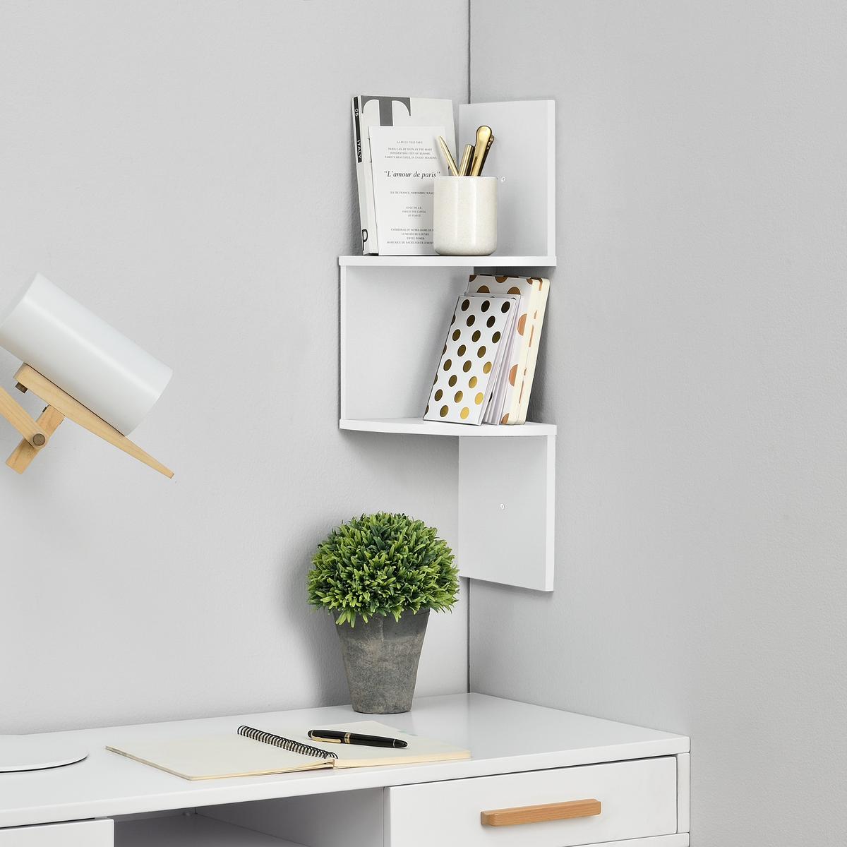 WANDREGAL Greiz - Weiß, Holzwerkstoff (19.5/60.9/19.5cm) - [en.casa]