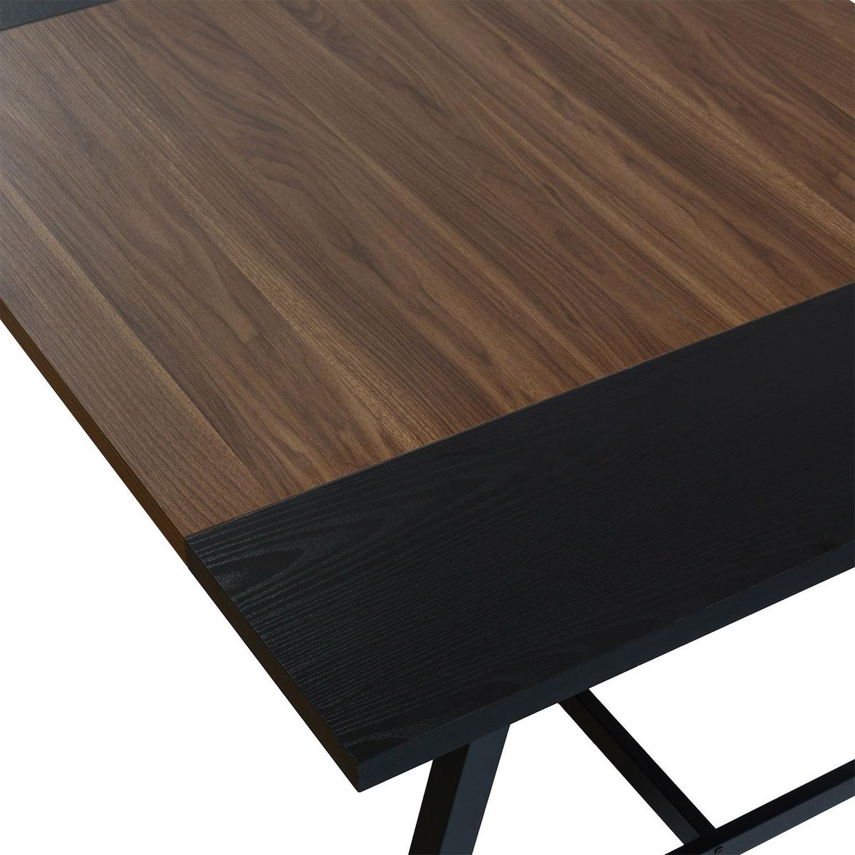 ESSTISCH Caracas Walnuss-Optik, 240 cm - Walnussfarben, Holzwerkstoff (100/240/75cm) - VS Venta-stock