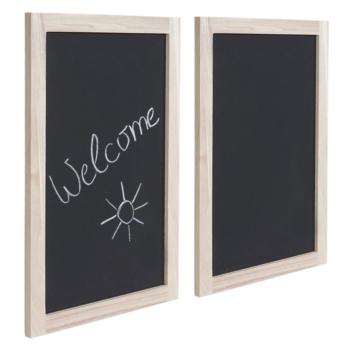 WANDTAFEL Beige, Schwarz 2er-Set - Beige/Schwarz, Holz (40/60/2cm) - MCW
