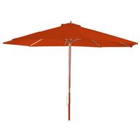 SONNENSCHIRM Orange - Orange, Holz (350/350cm) - MCW