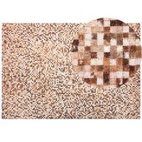 KURZFLOR-TEPPICH Torul 230/160 cm - Braun, Fell (160/230cm) - Beliani