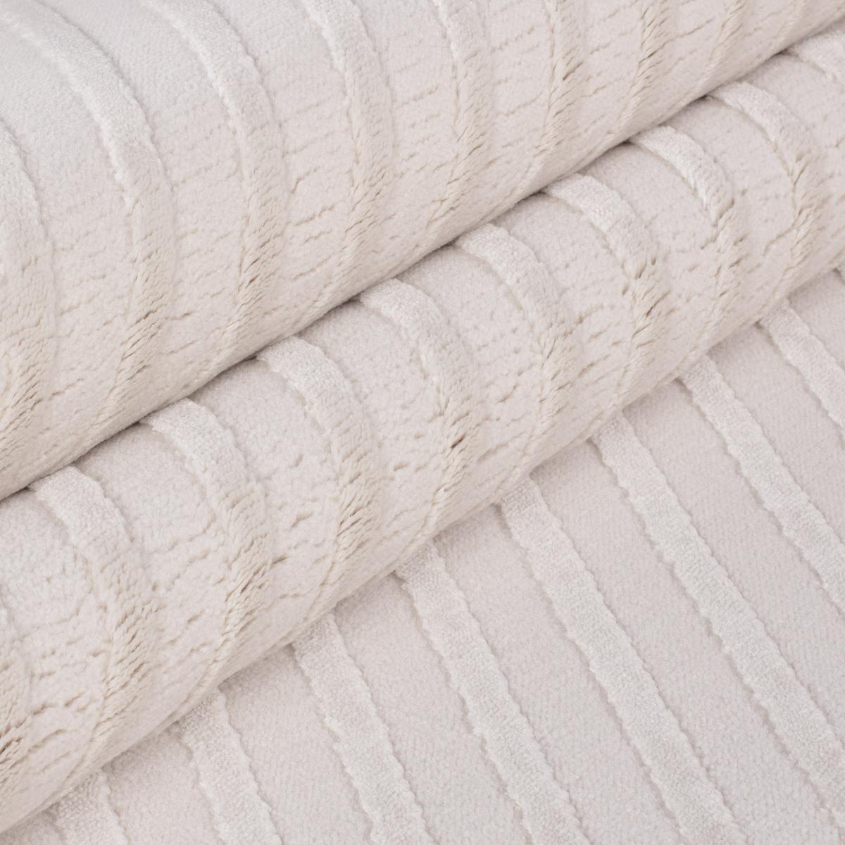 TEPPICH Kurzflor ILLER in Creme, mit 3D-Design, aus Jute, Florhöhe 12 mm, 80 x 150 cm - Beige, Textil (150/80cm) - KADIMA DESIGN