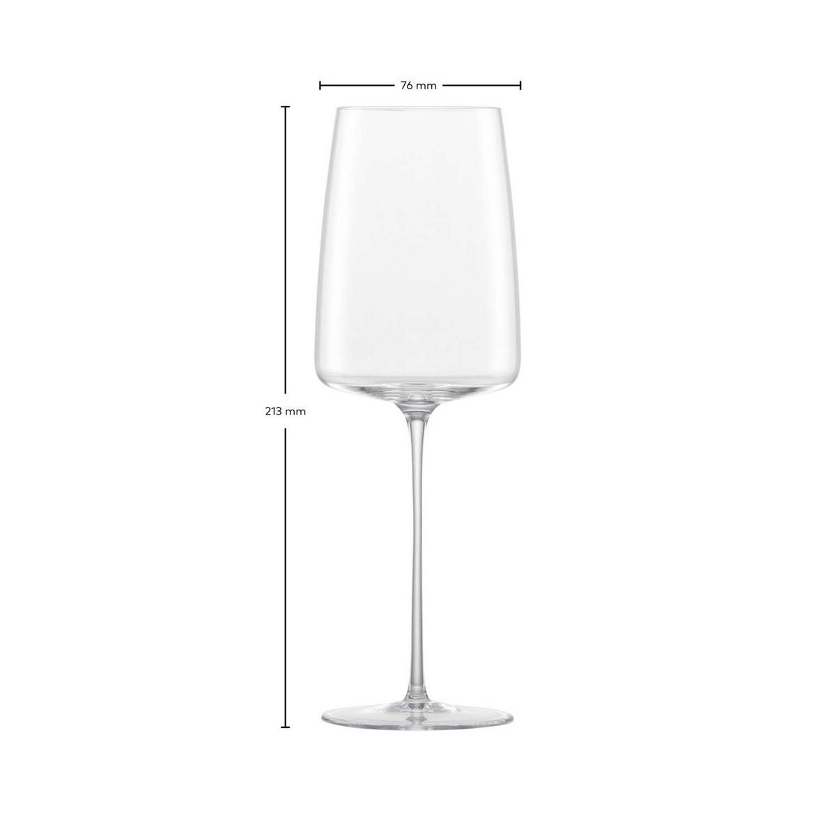 WEINGLÄSER LEICHT & FRISCH Simplify transparent 382 ml 2er Set - Transparent, Glas (0.382L) - Zwiesel Glas