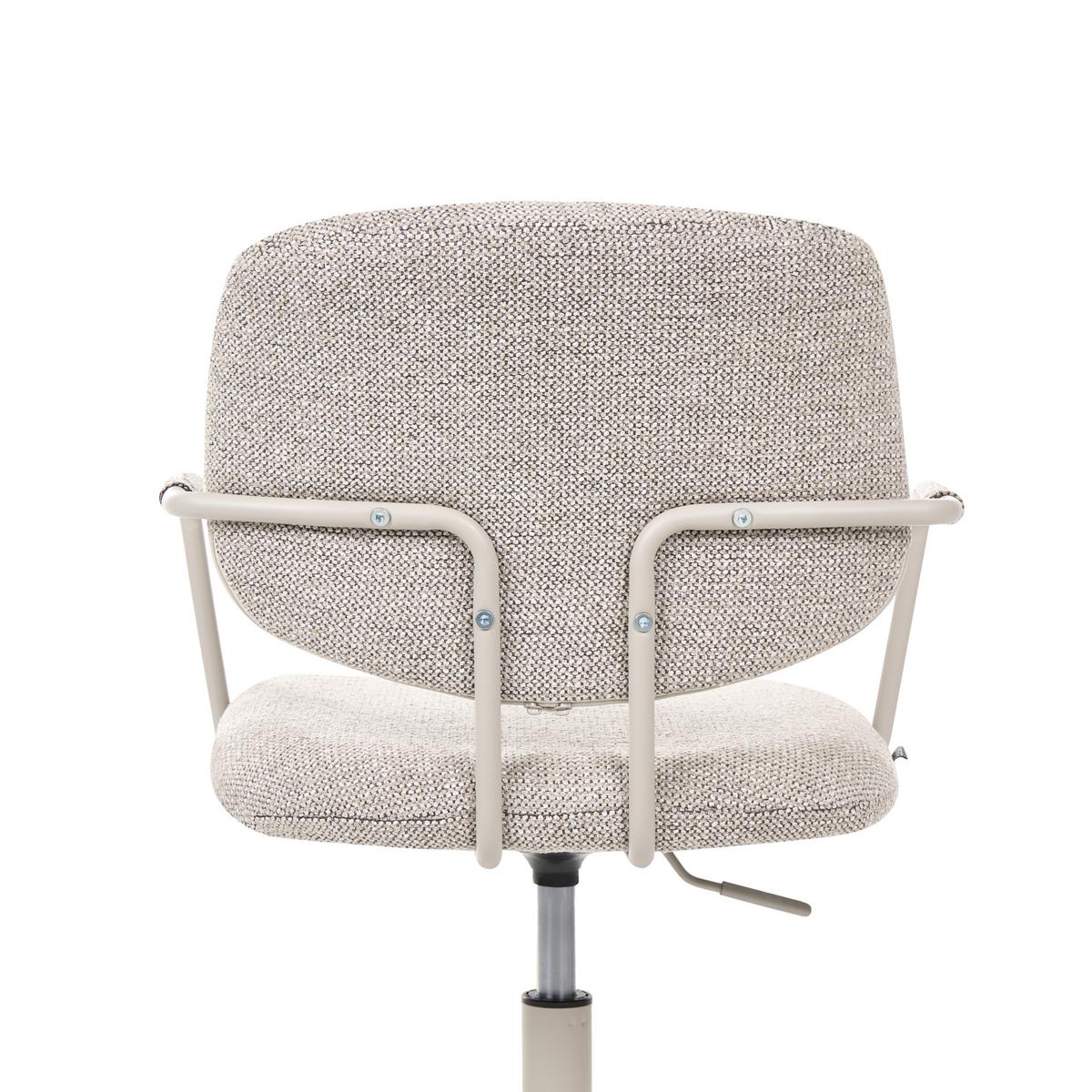 BÜROSTUHL Stoff Beige Ripley - Beige, Textil (60/82/60cm) - Beliani