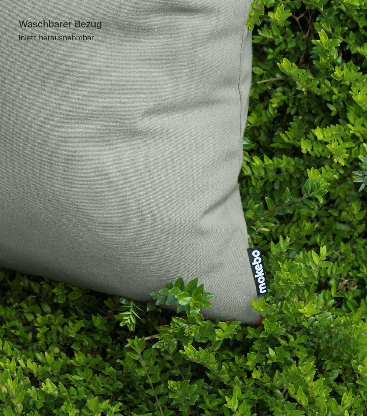 OUTDOORKISSEN Die Wolke 7 - Hellgrün, Textil (80/10cm) - Mokebo
