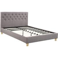 BETT emmy Taupe - Taupe, Textil (200/160cm) - Habitat Garten