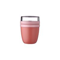 LUNCHPOT MINI Ellipse Vivid Mauve ø 9,1 cm - Rot/Rosa, Kunststoff (9.1/12.8/9.1cm) - Mepal